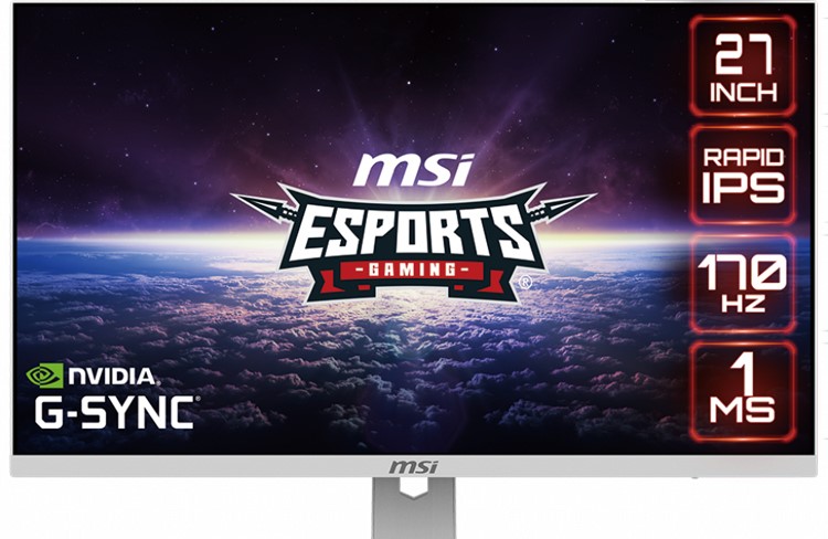 MSI, G274QRFW WQHD 게이밍 모니터 공개