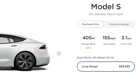 Die Basisversion des Tesla Model S ist zum zweiten Mal innerhalb eines Monats um 5000 Dollar gestiegen
