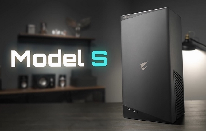기가바이트, 컴퓨터 Aorus Model S 출시