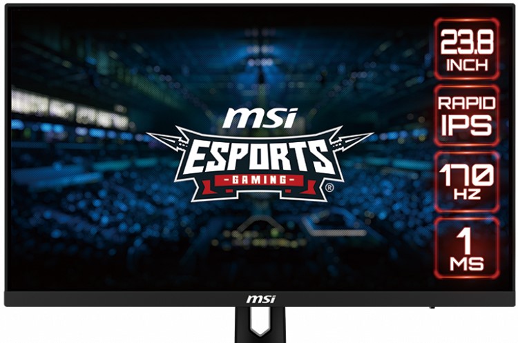 MSI bringt G244F Rapid IPS Gaming Monitor mit 170 Hz Bildwiederholfrequenz auf den Markt