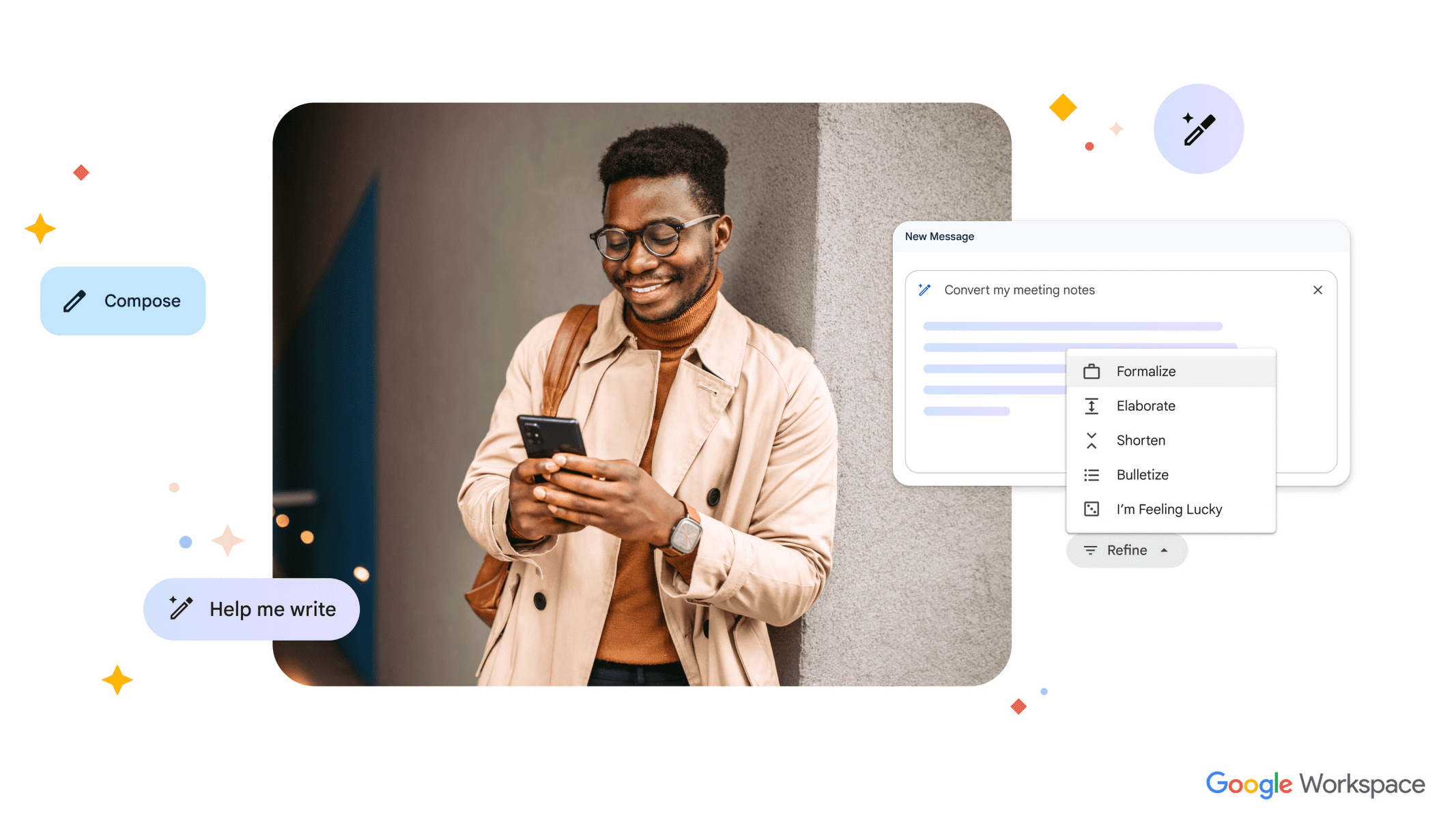 Google adicionará IA ao Google Docs e Gmail