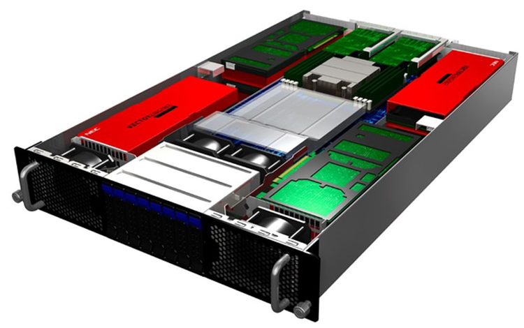 NEC, SX-Aurora TSUBASA 시리즈의 새로운 벡터 가속기 준비