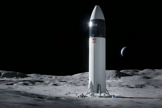 NASA는 우주 비행사를 달에 보내는 SpaceX와의 계약을 중단합니다.