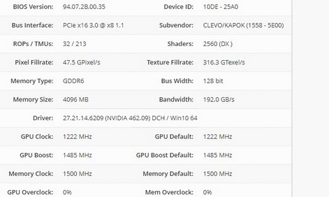 Specifiche grafiche mobili NVIDIA GeForce RTX 3050 Ti - previste questo mese