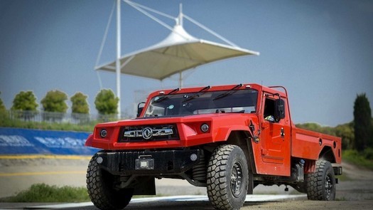 A chinesa Dongfeng está se preparando para lançar uma picape elétrica de 1070 cavalos de potência semelhante ao Hummer H1