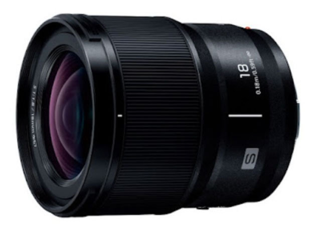 Lente Panasonic Lumix S 18mm F/1.8 anunciada
