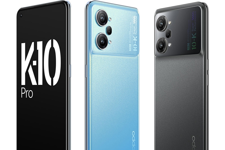 Snapdragon 888 칩과 120Hz 화면을 탑재한 Oppo K10 Pro 스마트폰