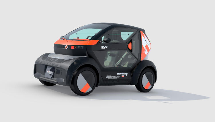 Renault ha mostrato i concetti di veicoli elettrici Mobilize Duo