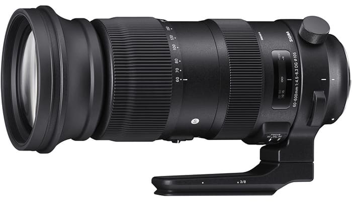Espera-se que a lente Sigma 60-600mm F/4.5-6.3 DG DN OS Sports para Sony E seja anunciada