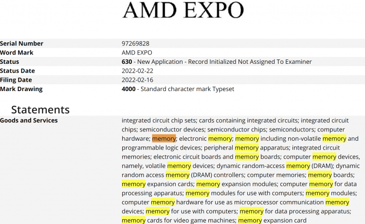 AMD prépare la technologie EXPO pour l'overclocking automatique de la DDR5 - elle deviendra un analogue d'Intel XMP 3.0