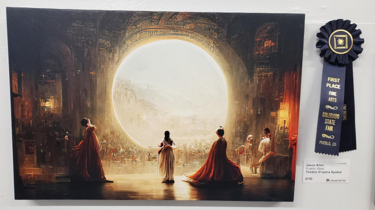 Une peinture créée par l'IA remporte un concours d'art