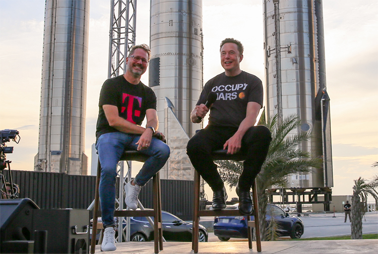 A SpaceX mudará o mundo das comunicações móveis conectando smartphones comuns aos satélites Starlink