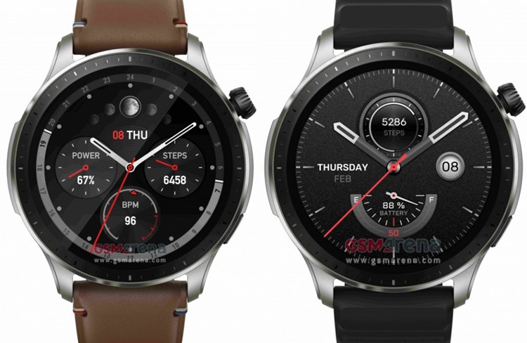 Les conceptions des montres intelligentes Amazfit GTR 4 et GTS 4 dévoilées