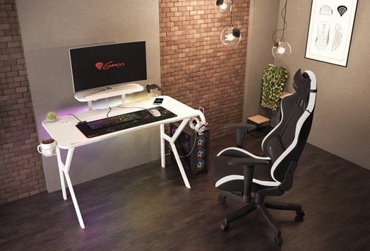 Genesis annonce la table de jeu rétroéclairée blanche HOLM 320 RGB