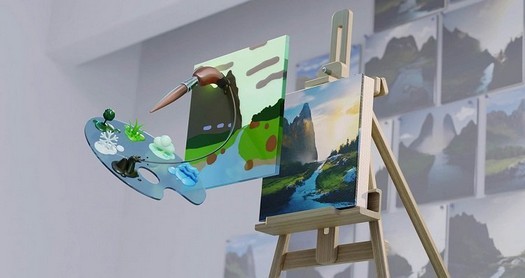 Die kostenlose NVIDIA Canvas App verwandelt einfache Skizzen in atemberaubende Landschaften