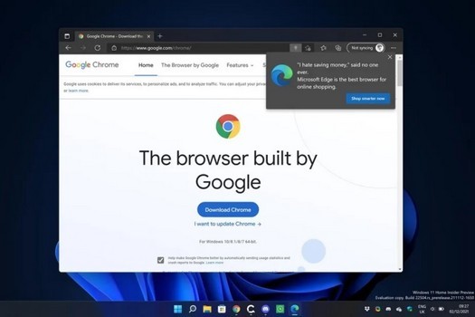 Microsoft는 사용자가 Chrome 브라우저 설치를 권장하지 않기 시작했습니다.