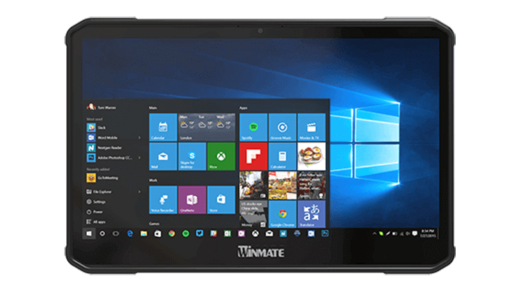 頑丈なタブレットWinmateM140TGは大画面で、重量は1.7kgです。