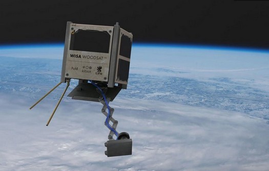 Os europeus vão lançar o primeiro satélite de madeira do mundo em órbita antes do final do ano