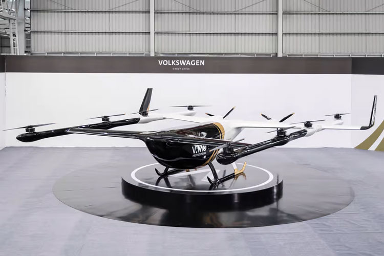 Volkswagen presenta il primo prototipo di taxi aereo VTOL