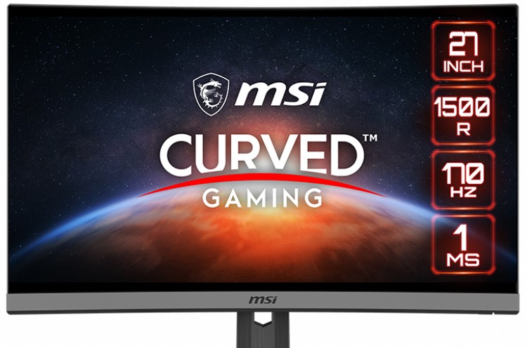 Monitor de jogos MSI G27C6P E2 lançado com tela côncava de 170Hz
