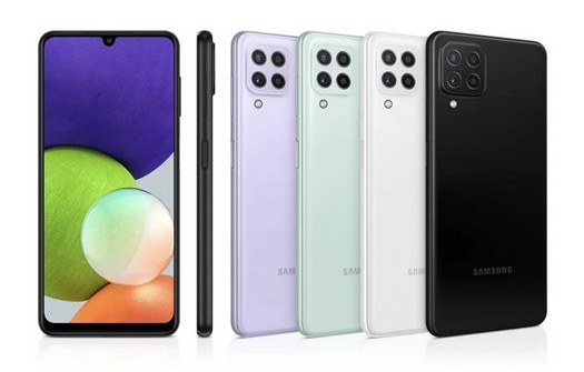 Smartphone Samsung Galaxy M22 con ricarica da 25 watt partirà da 240 euro