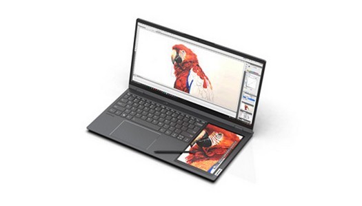 Lenovo, 키보드 근처에 추가 디스플레이가 있는 Thinkbook Plus 노트북 출시